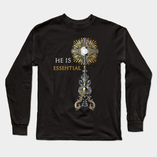 Catholic Monstrance Holy Mass Long Sleeve T-Shirt